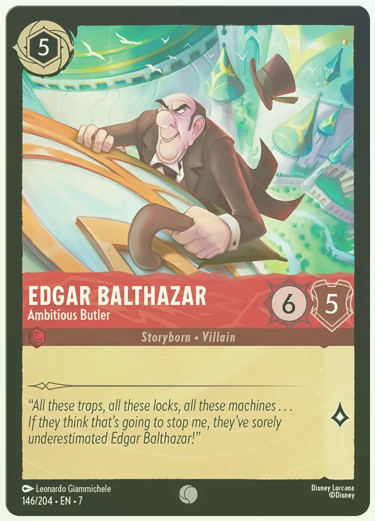 Edgar Balthazar - Ambitious Butler Foil