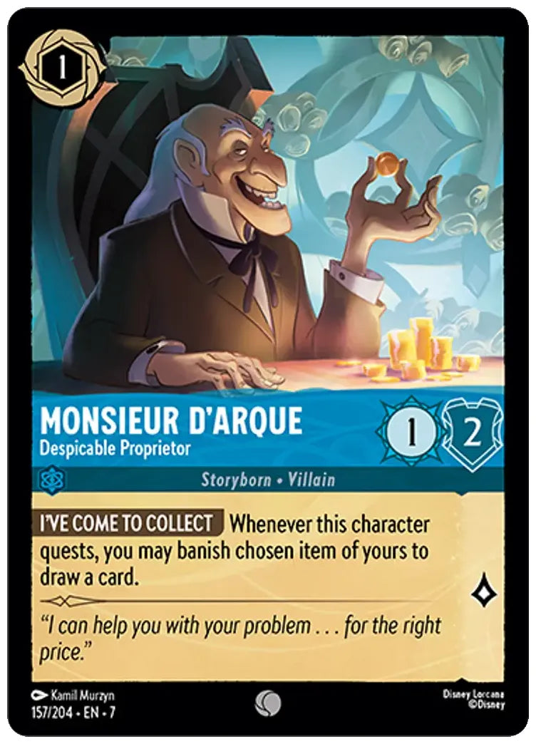 Monsieur DArque - Despicable Proprietor