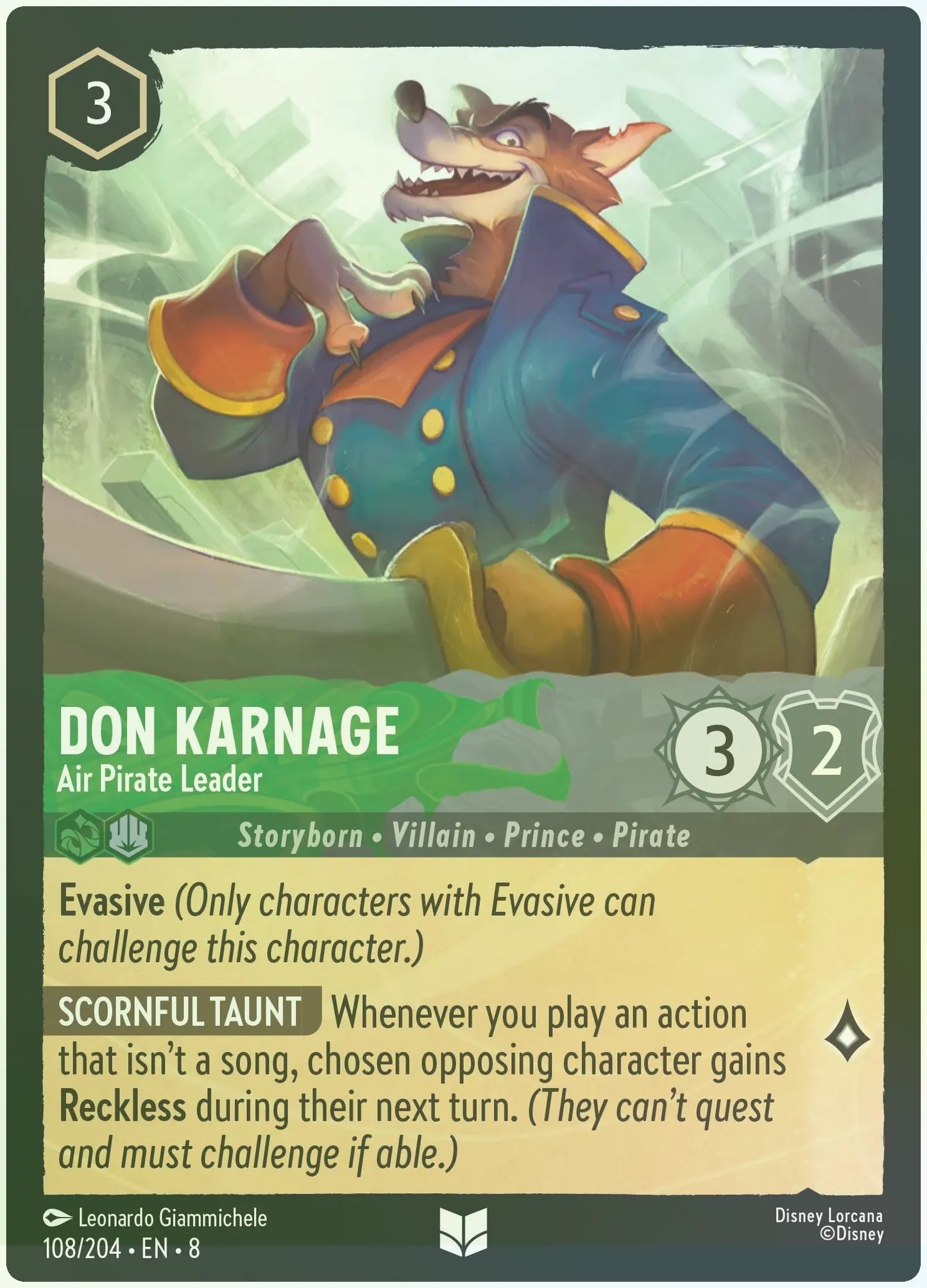 Don Karnage - Air Pirate Leader Foil