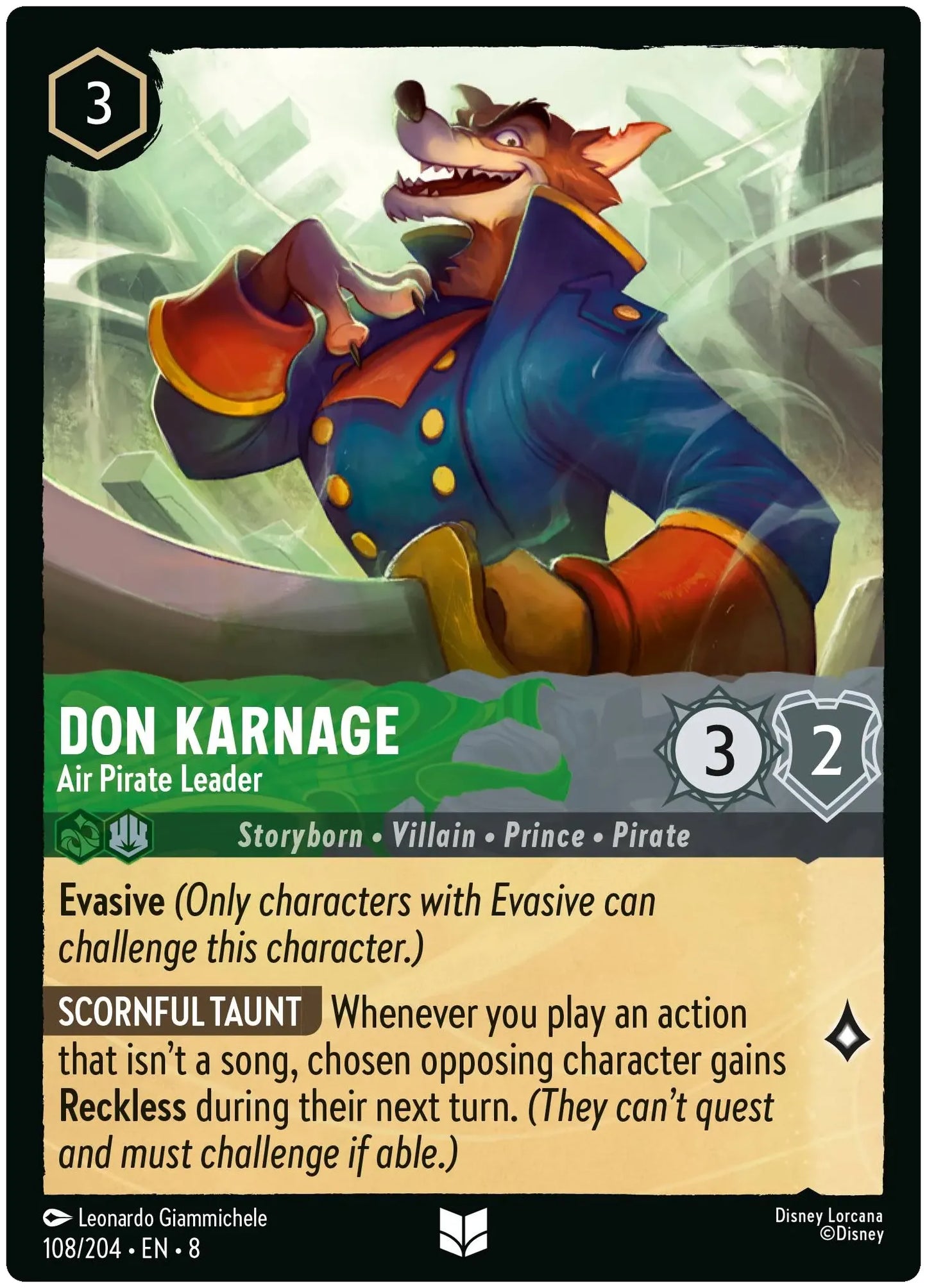 Don Karnage - Air Pirate Leader