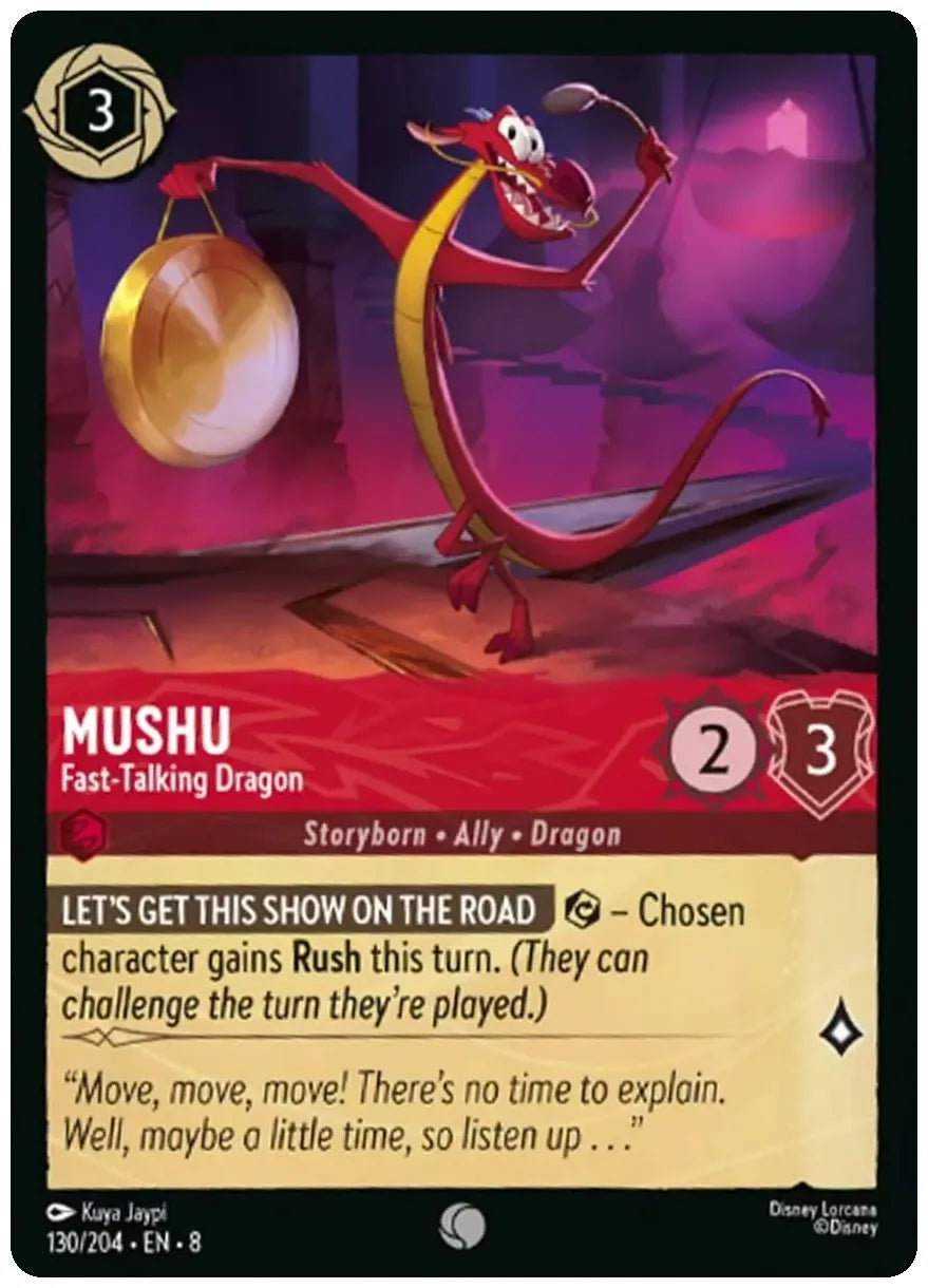 Mushu - Fast-Talking Dragon