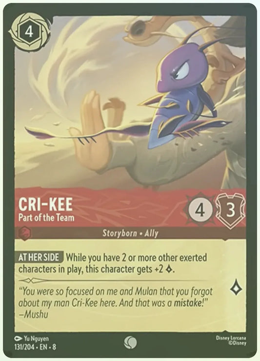 Cri-Kee - Part of the Team Foil