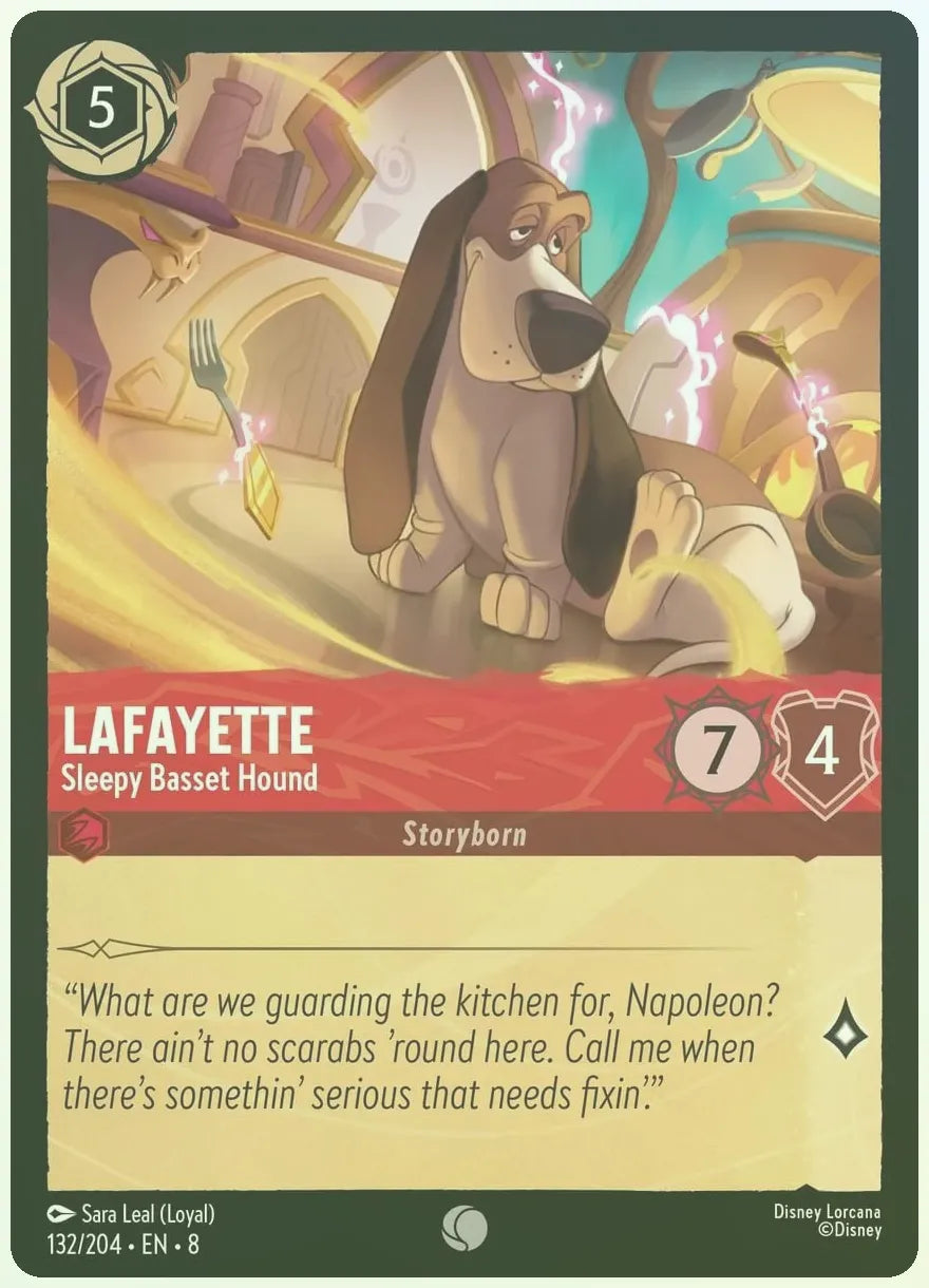 Lafayette - Sleepy Basset Hound Foil