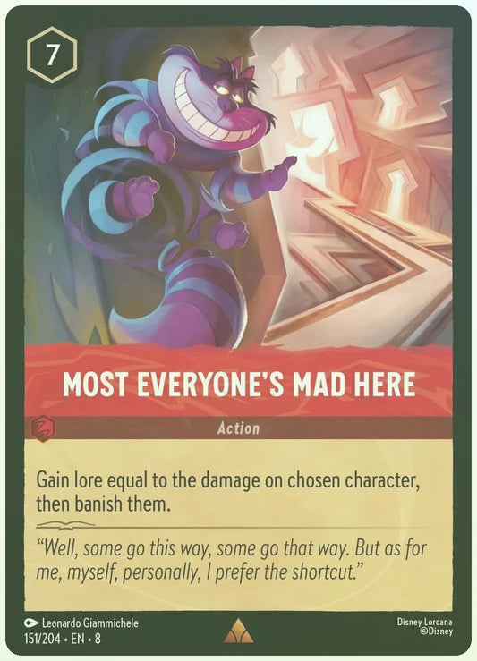 Most Everyone's Mad Here Foil