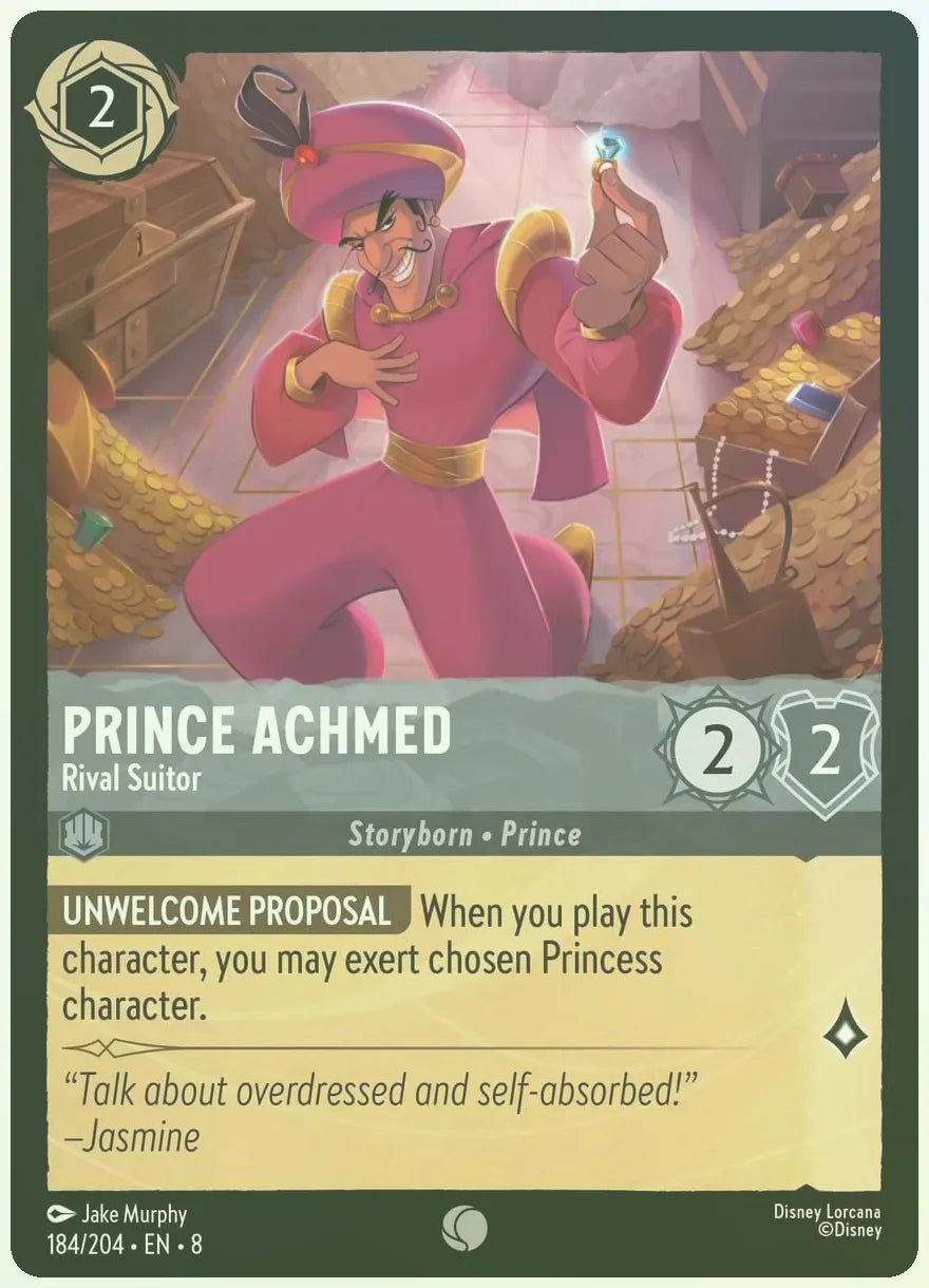 Prince Achmed - Rival Suitor Foil