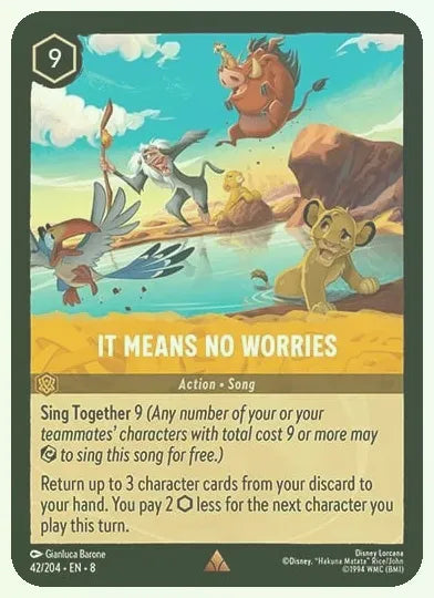 It Means No Worries Foil