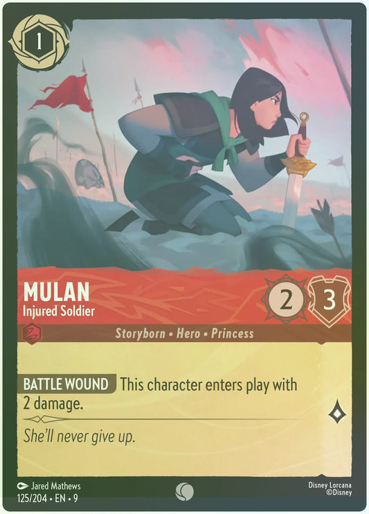 Mulan - Injured Soldier Foil