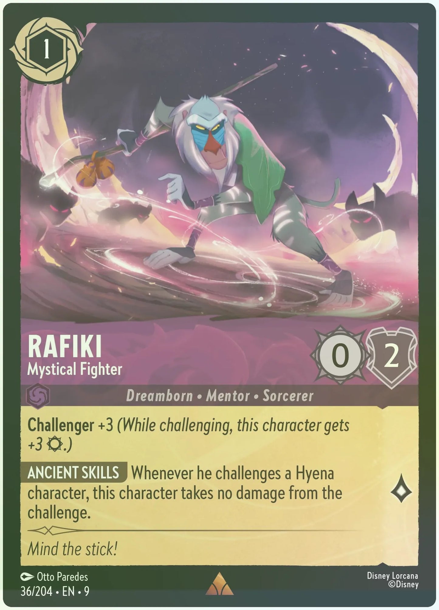 Rafiki - Mystical Fighter Foil