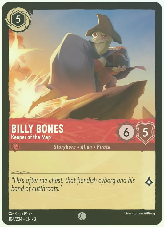 Billy Bones - Keeper of the Map Foil