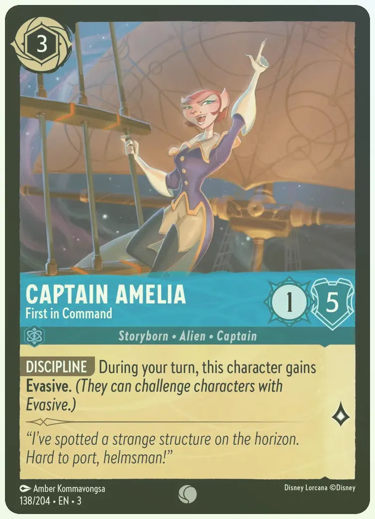 Captain Amelia - First in Command Foil