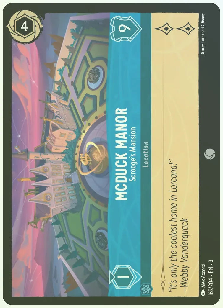 McDuck Manor - Scrooge's Mansion Foil