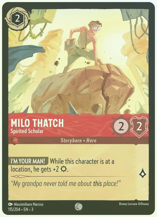 Milo Thatch - Spirited Scholar Foil