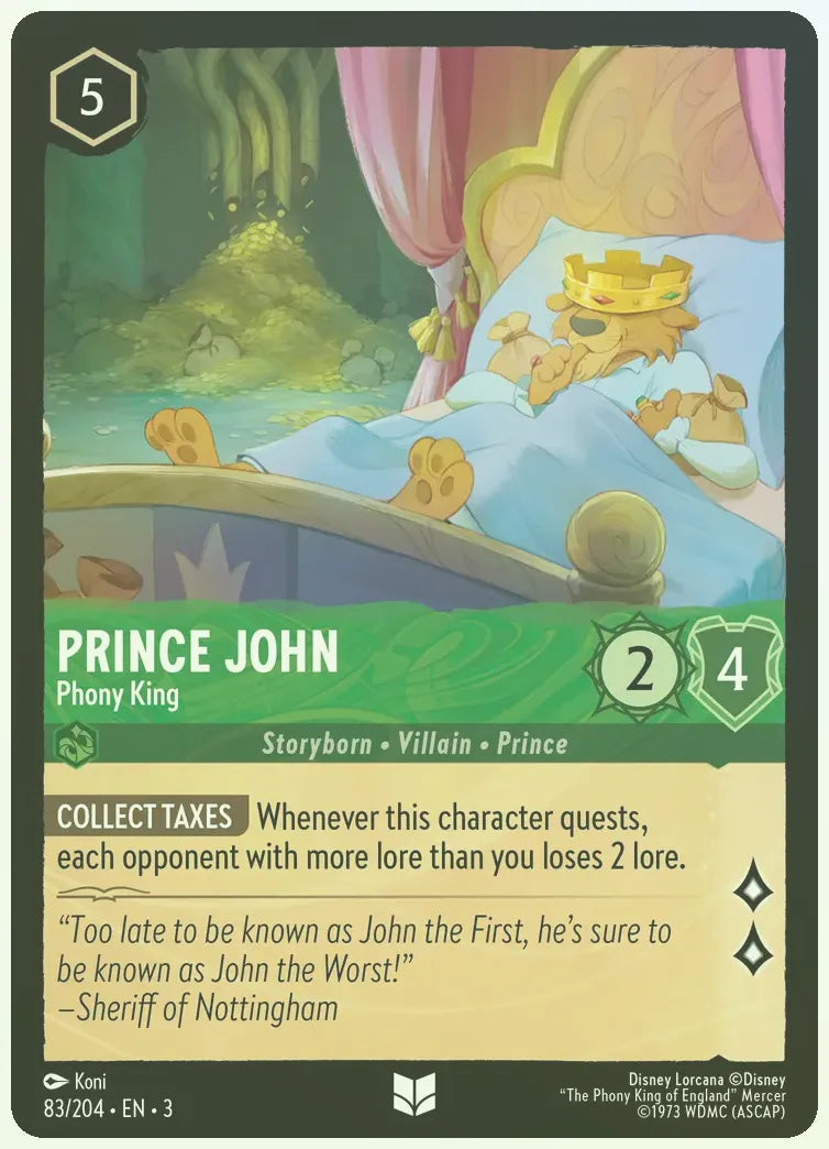Prince John - Phony King Foil