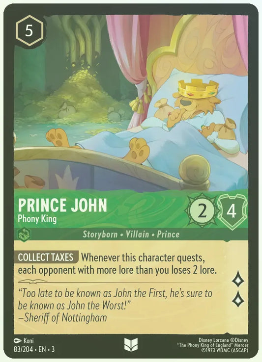 Prince John - Phony King Foil