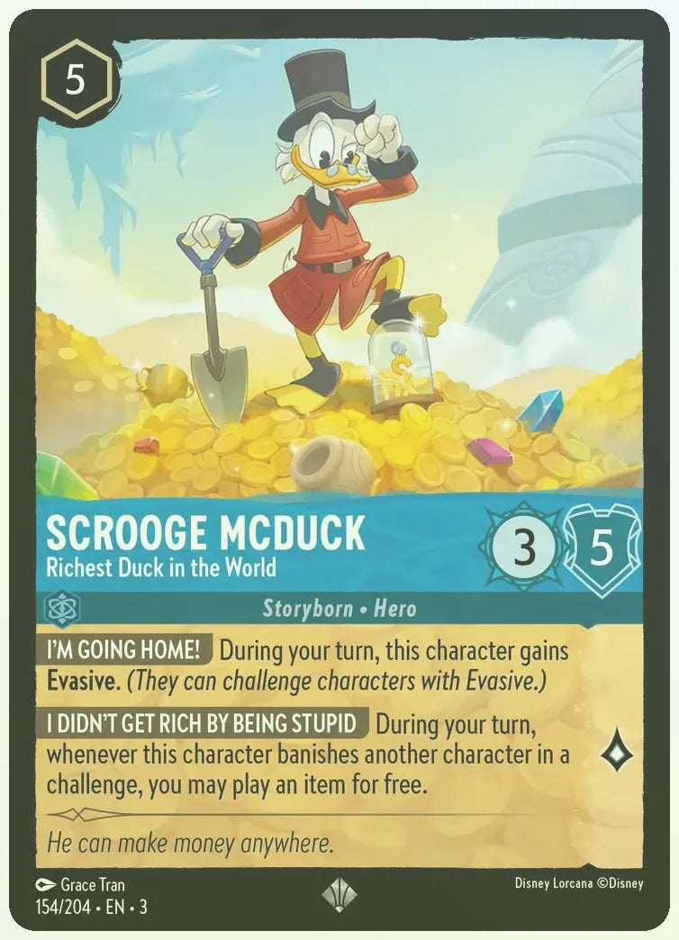 Scrooge McDuck - Richest Duck in the World Foil