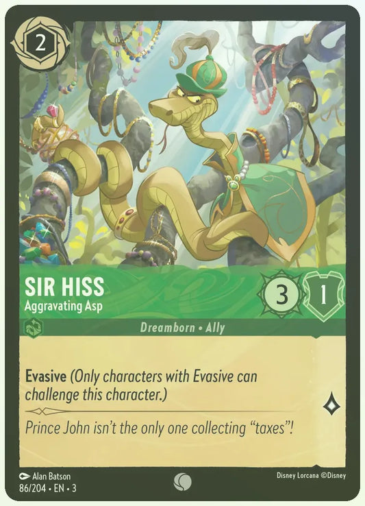 Sir Hiss - Aggravating Asp Foil