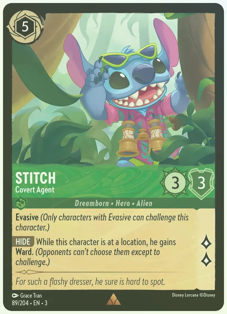 Stitch - Covert Agent Foil